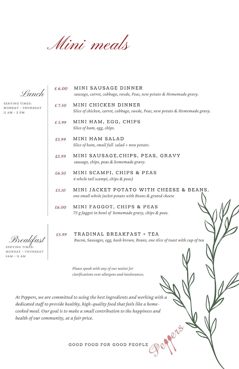 Menu Peppers Restaurant-2