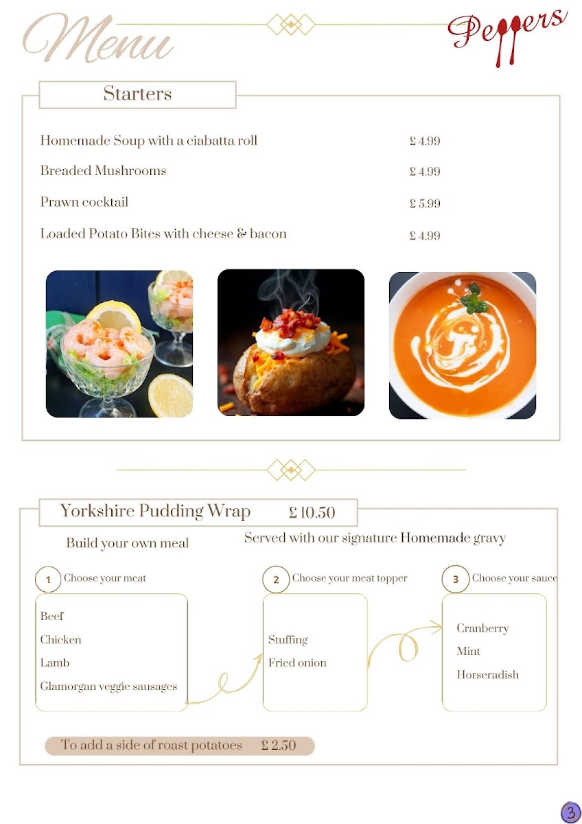 Menu Peppers Restaurant-6