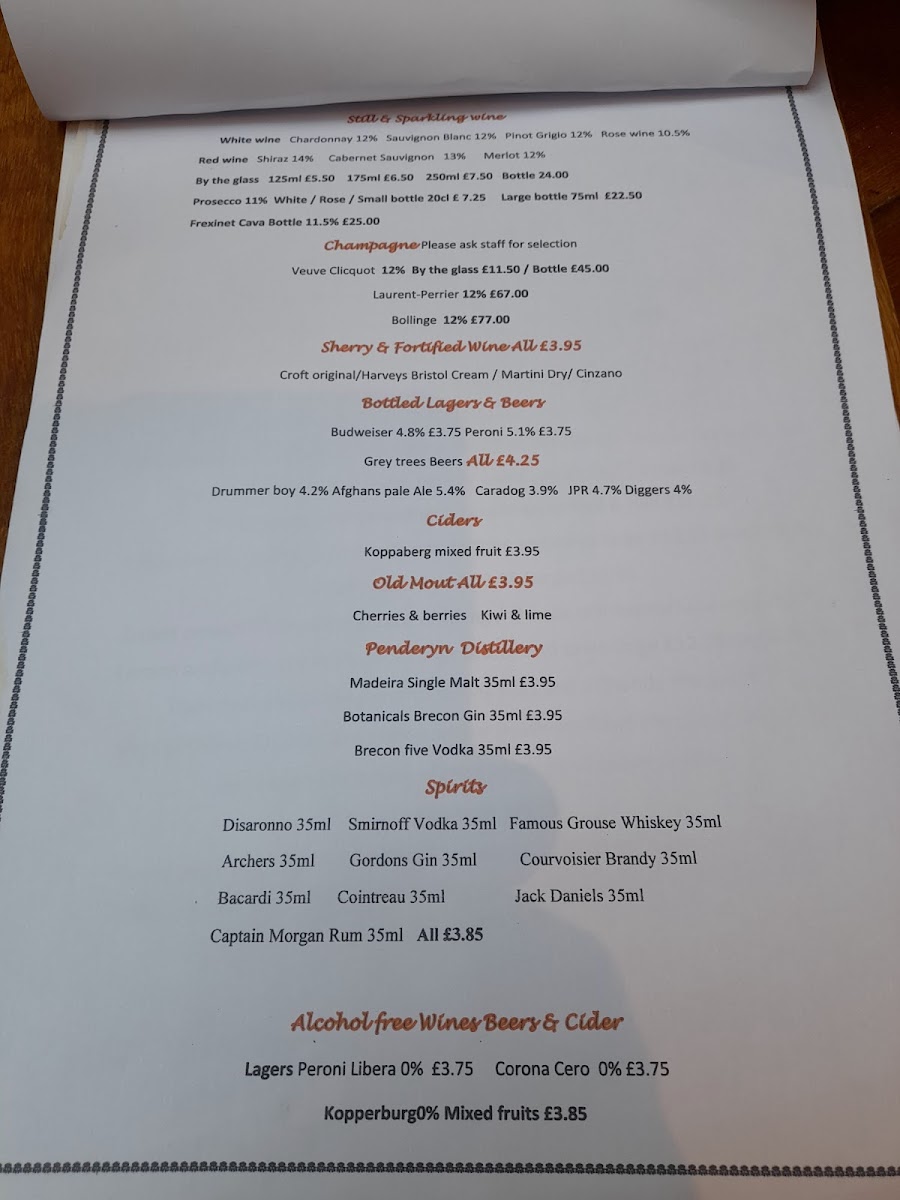 Menu Peppers Restaurant-7